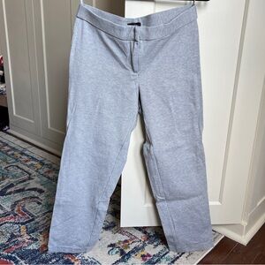 Amanda & Chelsea Light Gray Striped ankle Trousers size 10